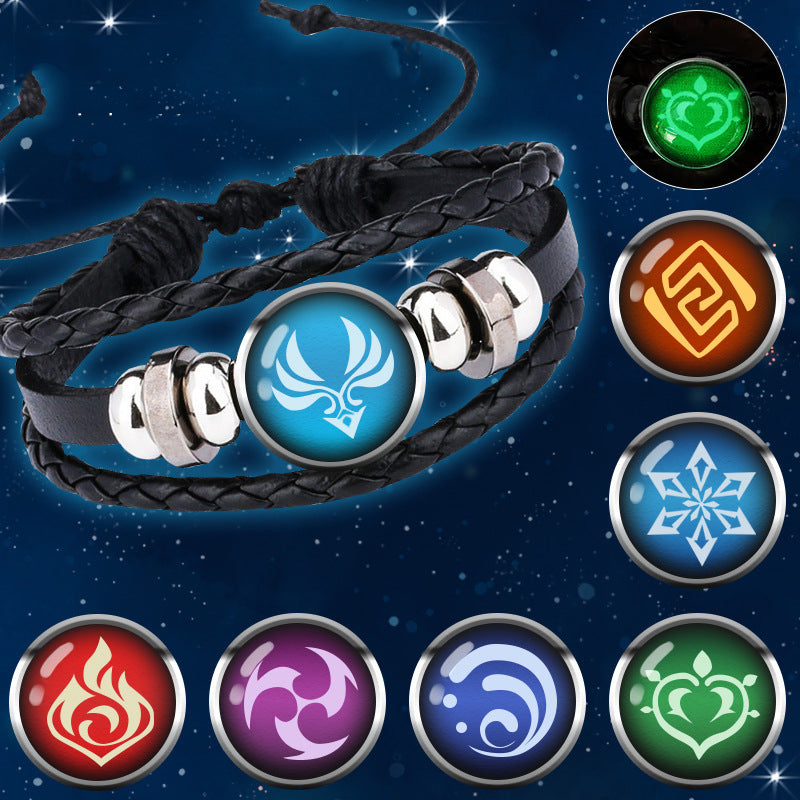 Genshin Impact Luminous Bracelet Eye of God Elemental Power Bracelet gifts  | Lazada PH